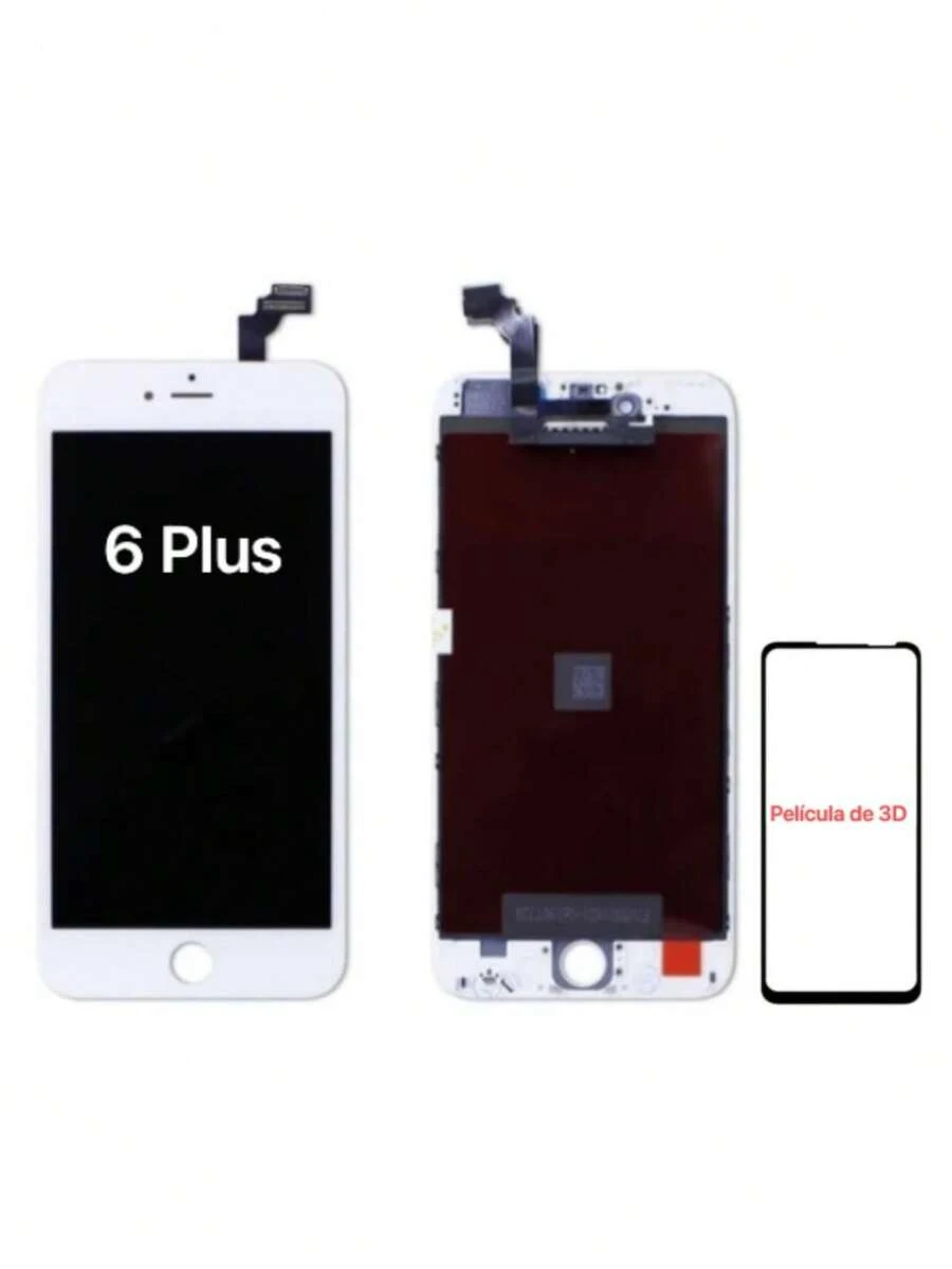 Mobile Phone LCD Screens - Tela Branco + Pelicula 3D - 查看 1