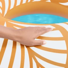 Silla Inflable para Psicina Deluxe Comfort Plush Bestway de 1,18 m mod. 43643 - Naranja - Ver 7