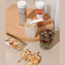 燭製作裝飾金箔鑷子套件,附有裝有銀箔碎片,銅箔,鋁箔和紙製飾品配件的瓶子,多功能鑷子工具 - A - 查看 4