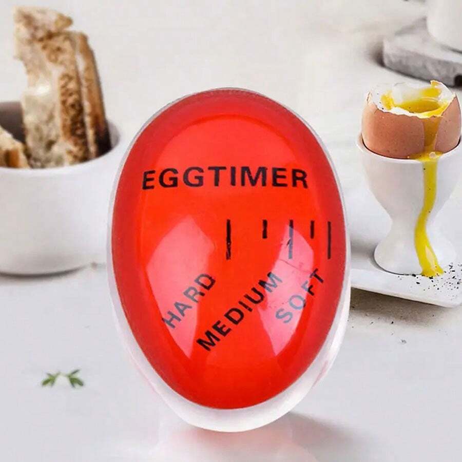 1 Miếng Trứng Hoàn hảo Đồng hồ hẹn giờ trứng Đối với - Đỏ - Xem 1