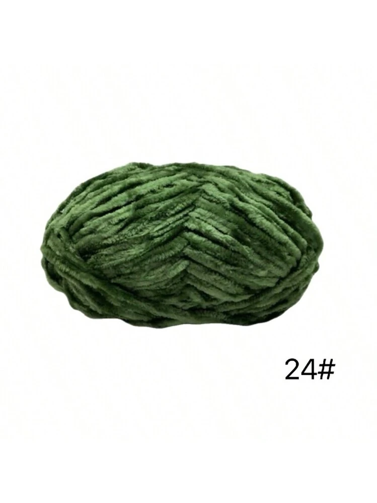 3 Rotoli Di Lana Ciniglia Morbida Per Uncinetto – Verde Erba, 450m Totali, Con 14 Occhielli Di Sicurezza Per Amigurumi