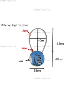 Cipher Locks - Blue - View 2