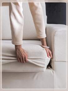 1 Pièce Housse De Coussin De Canapé Élastique En Tissu Jacquard Imperméable, Simple Couverture De Canapé Antidérapante De Style Moderne, Protecteur De Canapé Pour Salon Pour Canapé En Forme De L Et 1-4 Places