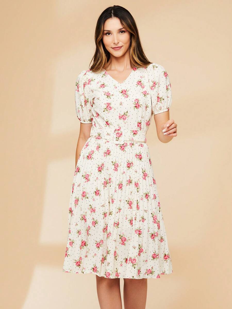 Women Dresses - 白色 - 查看 1