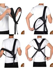 Corrector De Postura Ajustable Unisex Faja Para Postura De Espalda Y Hombro