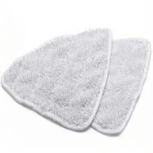 5pcs Replacement Mop Pads For Steam Mop, Steam Cleaner, Spray Mop, Home Cleaning System - White - View 2