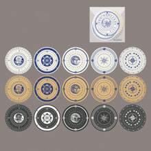 1pack 30pcs Hollow Out Frame Memo Pad, Scrapbooking Decorative Material Paper - Multicolor - View 1