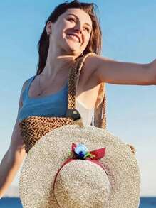 Đúng mốt Đơn giản Mũ Kẹp , Nhẹ Và Có thể mang đi Mũ , Ô dù , Kẹp túi , Đi làm Và Ngoài trời Thiết yếu Mặt hàng Dây buộc Khóa dây đeo - màu nâu - Xem 2