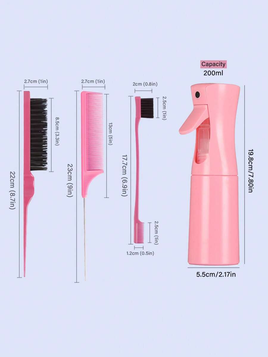 Hair Brush Set, Hair Brushes For Women Men Kid, Detangler Brush For Wet Dry Curly Hair