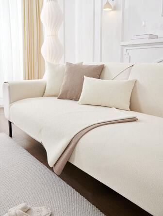 1pc Waterproof And Stain Resistant Sofa Cushion Cover With Anti-Slip Backing For All Seasons