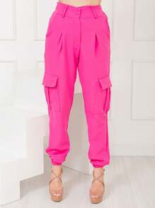 Women Two-Piece Outfits - Màu Hồng Tươi - Xem 4