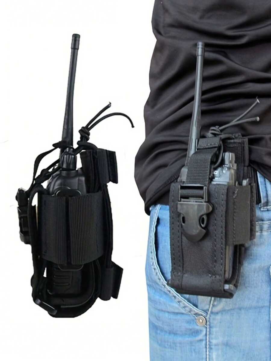 Kyrio Fondina Tattica Per Radio Walkie Talkie - Custodia Molle Regolabile Per Cintura - Foto 6