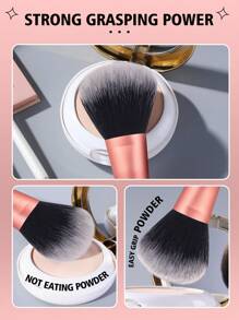 32pcs Makeup Brush Set,Powder Brush Contour Brush Blush Brush Highlight Brush Eyeshadow Brush Eyebrow Brush Eyelash Brush Shadow Brush Blending Brush Smudge Brush,Makeup Tools With Soft Fiber For Easy Carrying,Brush For Travel,Gift For Women&Girls. - 彩色 - 查看 4