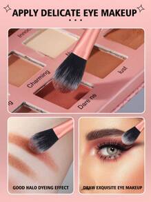 32pcs Makeup Brush Set,Powder Brush Contour Brush Blush Brush Highlight Brush Eyeshadow Brush Eyebrow Brush Eyelash Brush Shadow Brush Blending Brush Smudge Brush,Makeup Tools With Soft Fiber For Easy Carrying,Brush For Travel,Gift For Women&Girls. - 彩色 - 查看 5