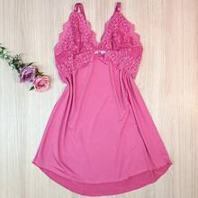 Women Nightgowns & Sleepshirts - 粉色 - 查看 1