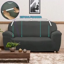 Charm Of Detail Sofa Covers - Gris oscuro - Ver 3