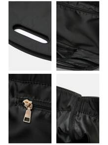 Briefcase Handbag Rose Gold Initials A To Z Letter Pattern Tote Business Office Laptop Bag Men's Business Computer Document Unisex Storage File Conference Document Bag Women's Clutch Bag Top-Handle Bags Classroom Laptop Bags Classroom Bags Teacher Storage Bags Classroom Organizer Bags - Black - View 3