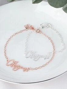 Chain Bracelets - Rose Gold - View 2