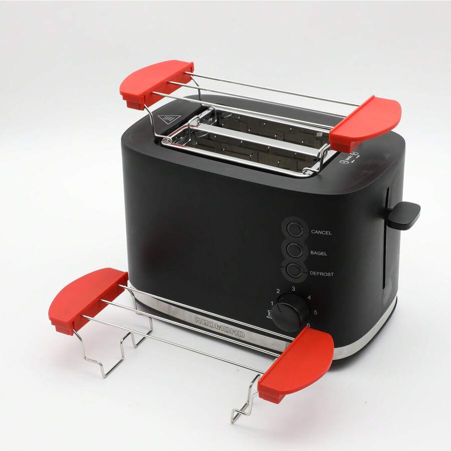 Foldable Bun Warmer For Toaster,Foldable Bread Warming Rack For Toaster Bread Baking Rack,Toaster Bread Baking Rack,Toaster Bread Heating Rack,Toaster Bread Heating Rack,Toaster Bread Grill,Toaster Accessory For Home Baking,Kitchen Gadget For Toaster,Samall Gift For Kitchen Toaster Bread Loaf - Red - View 1