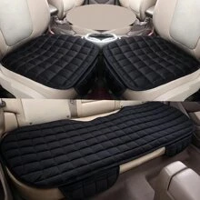 Easypie Selection 汽車座套,汽車地墊,辦公椅子坐墊,暖暖墊,汽車坐墊,卡車坐墊,汽車坐墊,記憶海綿坐墊冬季三件套裝 - 神秘黑 - 查看 1