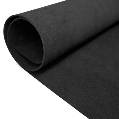 EVA Foam Roll - 2mm-10mm Thick Black Craft Foam Sheets - 15" X 39" Large Cosplay Foam Sheet - Ultra High Density 86 Kg/M³ - Pliable & Elastic For Craft Projects Costume Cosplay Foam - By Biguphate