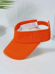 1 件运动服运动遮阳帽太阳运动遮阳帽遮阳帽可调节帽子男女通用，高尔夫棒球帽 - 1pc 復古色 - 查看 7