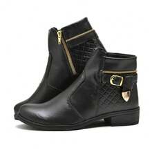 Women Ankle Boots & Booties - 黑色 - 查看 3