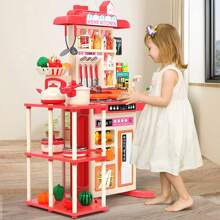 Juego de 73 piezas de juguetes de cocina para niños de 95cm