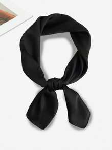 1入組男士方框邊純色頭巾三角頭巾,適用於旅行和日常穿著 - 彩色 - 查看 11