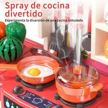 Juego de 73 piezas de juguetes de cocina para niños de 95cm