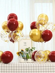 WHICHLIFE 1入組氣球桌上支架拱門,適用於生日派對、婚禮裝飾、活動派對用品 - 無色 - 查看 4