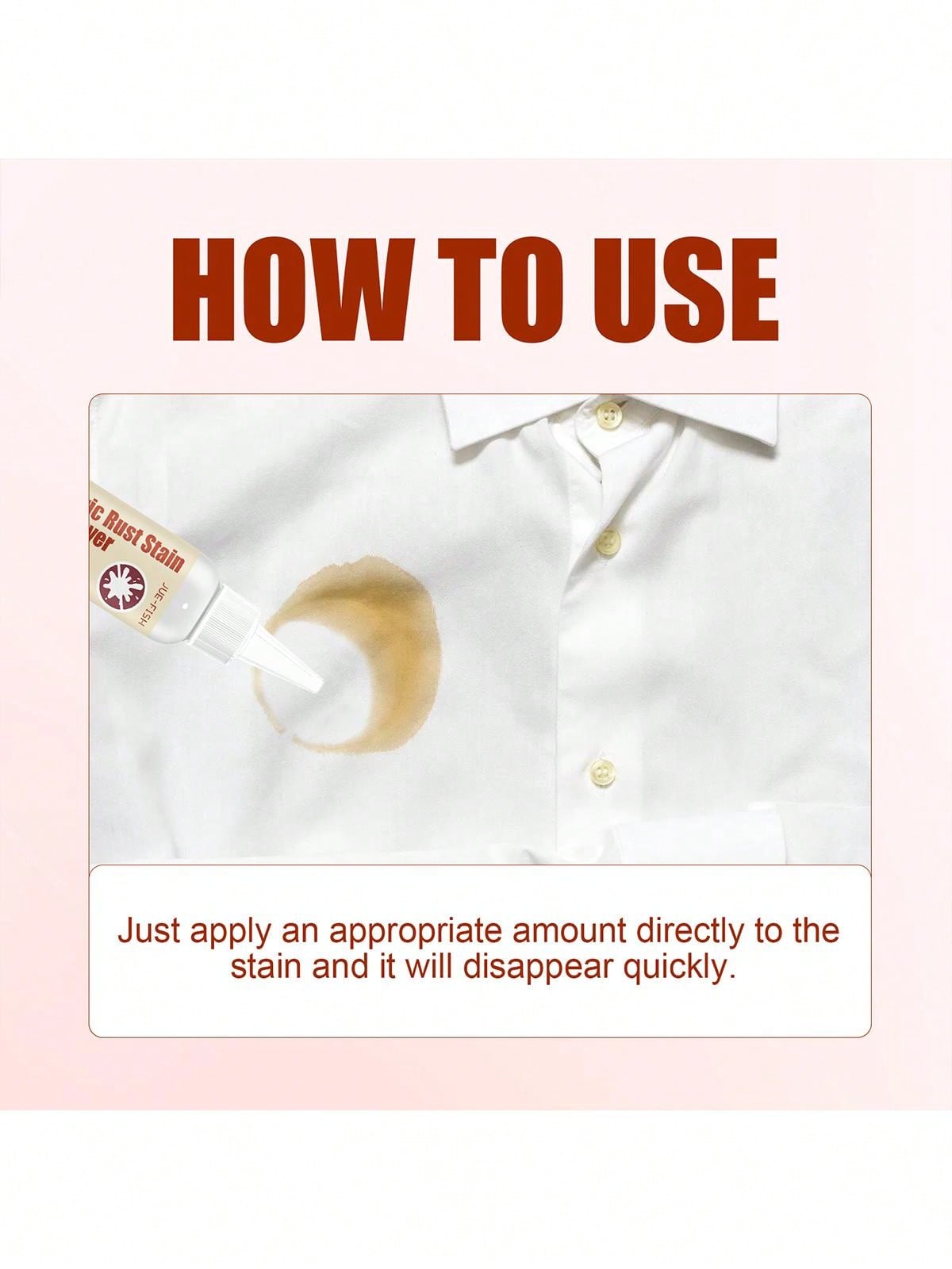 1pc 50ml Clothing Stain Remover Gentle Cleaning Ink Coffee Stubborn Oil