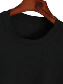 Conjunto masculino camiseta e short camiseta masculina e short masculino 218 - Preto - Visão 5