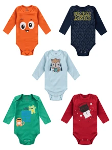 Baby Girls Bodysuits - Baby Blue - View 2