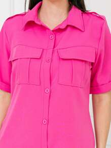 Women Two-Piece Outfits - Màu Hồng Tươi - Xem 3