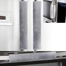 1入組冰箱/飯店門把手套/門把手套 - 保持您的把手乾淨,遠離指紋、滴水和食物污漬,讓您的廚房設備保持乾淨和整潔 - 淺灰色 - 查看 5