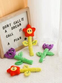 nicovaer 1 Miếng Vui Diễn đạt & Chậu hoa Hình dạng Sang trọng Đồ chơi tương tác Đối với Chó , Với Được xây dựng trong BB Thiết bị Đối với Thú cưng Sự giải trí , Thích hợp Đối với Mèo Và Hằng ngày Chơi - Nhiều màu - Xem 9