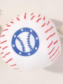 nicovaer 1pc Choose From Different Styles - Simulation Baseball Belt Rope Toy, Simulation Baseball Bat Toy, Bb Sound Device Inside, Suitable For Medium And Large Dogs, Perfect Pet Plush Sound Toy For Interactive Playtime And Outdoor Activities - Multicolor - View 10