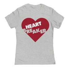 Nearly There Heartbreaker Graphic Sport Grey Ladies Cotton Short-Sleeve T-Shirt - Màu Xám nhạt - Xem 2
