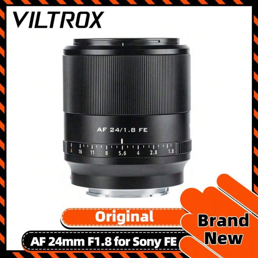 Viltrox Fe 24mm F/1.8 F1.8 全片幅廣角鏡頭適用於 E 接環微單相機 A7 A6500 A6300 A7r3 A7m3 A7m4 - 黑與白 - 查看 1
