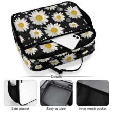 Cắm trại không thấm nước Túi đựng đồ ăn trưa di động thời trang tiện lợi Hộp cơm trưa đi học Túi đựng đồ ăn trưa Hộp đựng đồ ăn trưa Hộp cơm Bento Túi đựng đồ ăn trưa cần thiết tại nhà Bộ đồ ăn trưa Hộp làm mát Túi đựng hộp cơm trưa - Đen và trắng - Xem 4