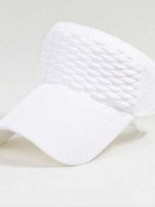 男款棒球帽，夏日日常及送禮佳品，休閒風格 - 白色 - 查看 2