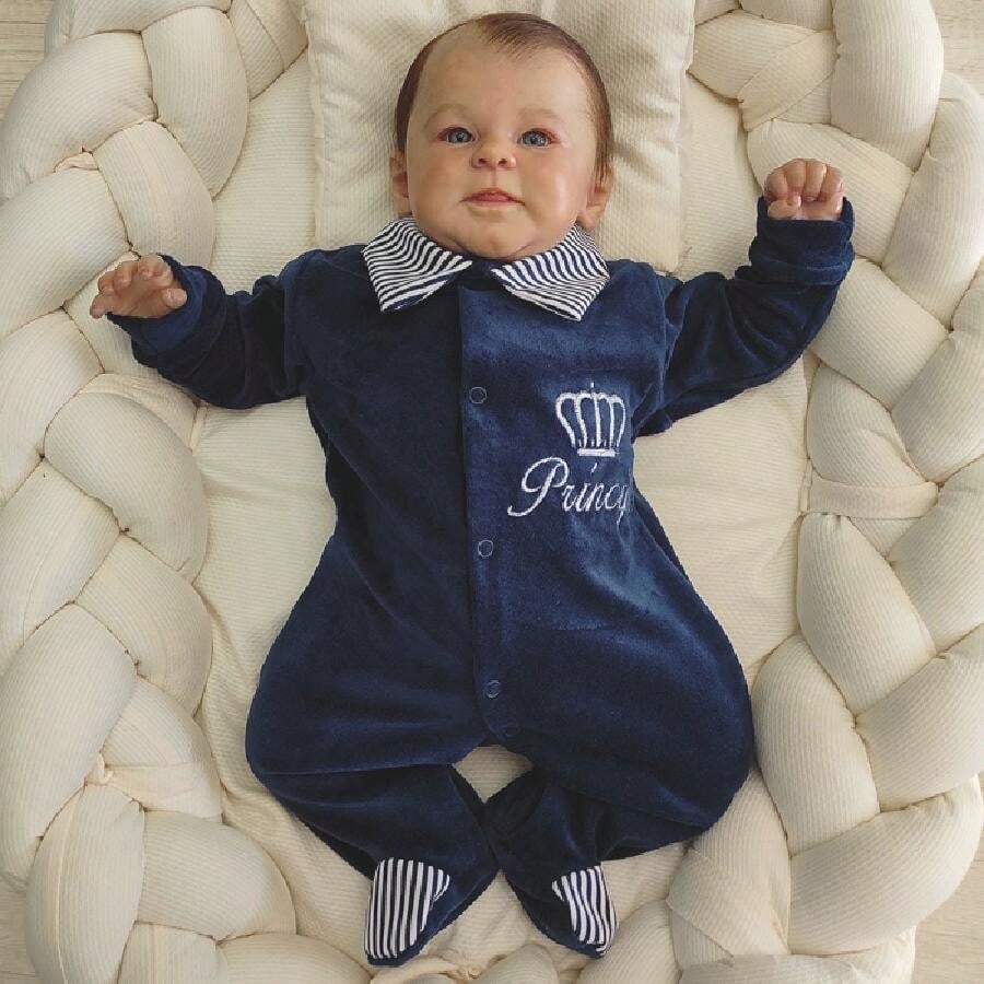 Baby Boys Jumpsuits - 藏蓝色 - 查看 1