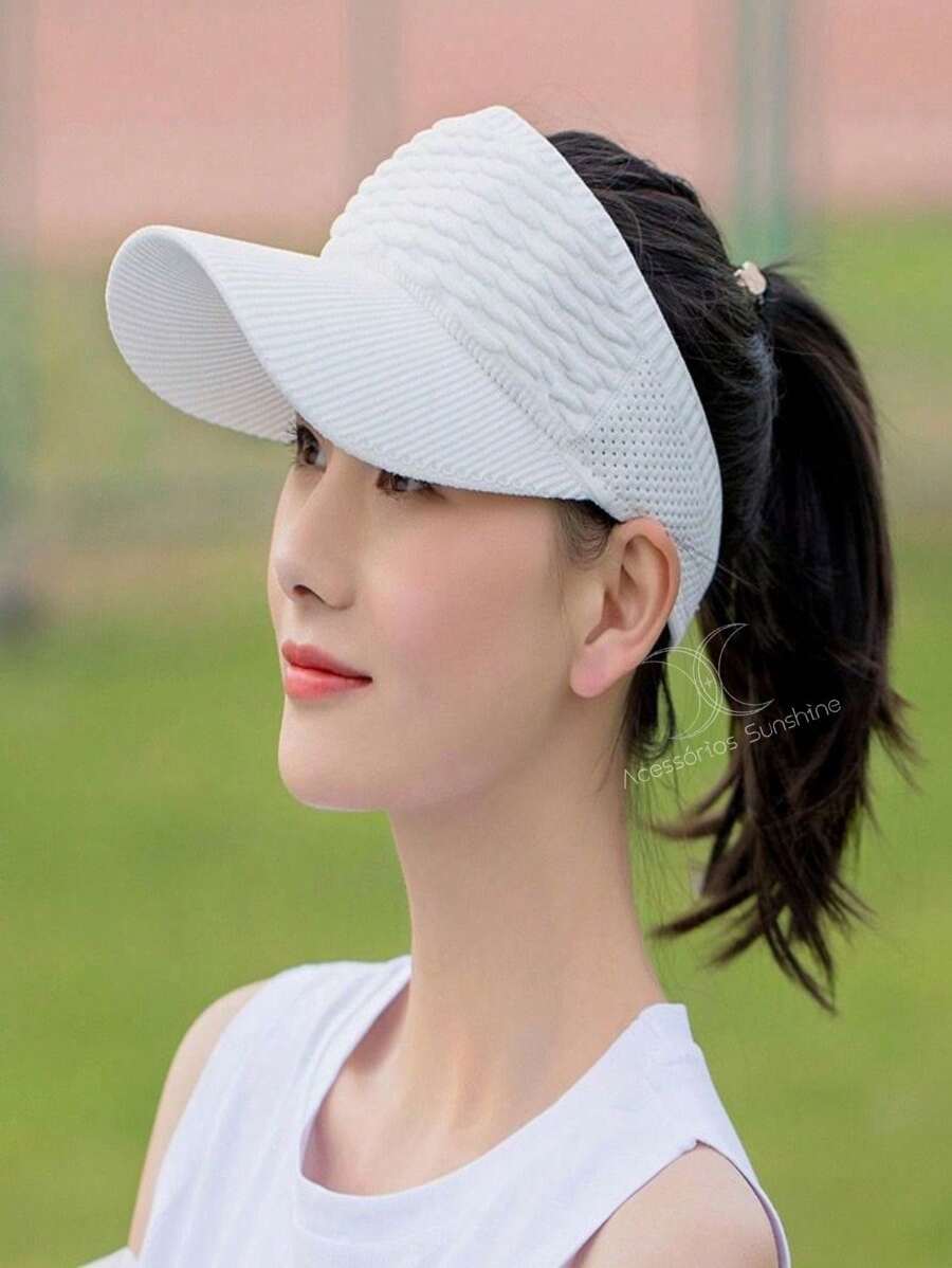 男款棒球帽，夏日日常及送禮佳品，休閒風格 - 白色 - 查看 1