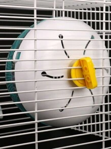 1pc Easy-To-Install Hamster Cage Running Wheel, 14cm Silent Spinner, Random Color - Multicolor - View 5