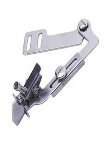 Silver Sewing Machine Edge Guide With Anti Curling & Adjustable Markings For Different Thickness Of Fabric, Sewing Machine Presser Foot - Silver - View 7