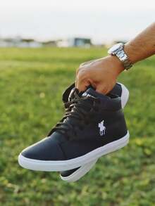 Men Sneakers - Đen và trắng - Xem 2