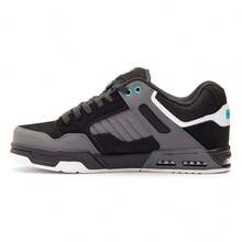 Tenis DVS Enduro Heir 985 BLACK CHARCOAL TURQUOISE NUBUCK - Gris - Ver 4