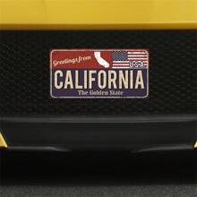 1pc 6 X 12 Inch California,The Golden State Retro Plaque Vintage Auto License Plate Tin Sign Tag Home Pub Bar Decor,Wall Art,Canvas,Poster