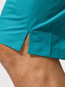 G Gradual G Boyfriend-Stil Herren Badeshorts schnelltrocknend mit Reißverschlusstaschen Strandshorts Badeanzüge für Boyfriend-Stil Herren - ohne Netzeinsatz Kordelzug Shorts Sommer Shorts - Kadettenblau - Übersicht 8